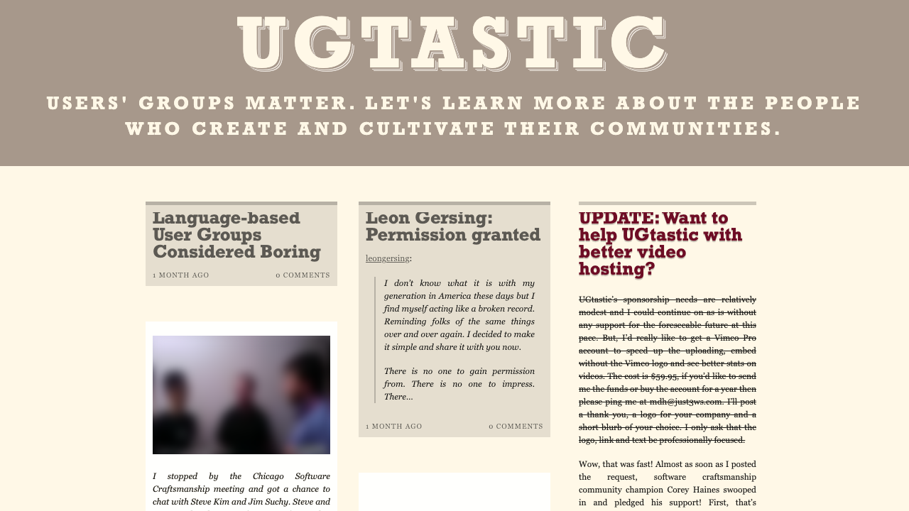 UGtastic Evolution