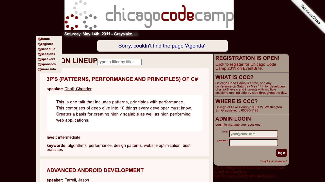 Chicago Code Camp Evolution